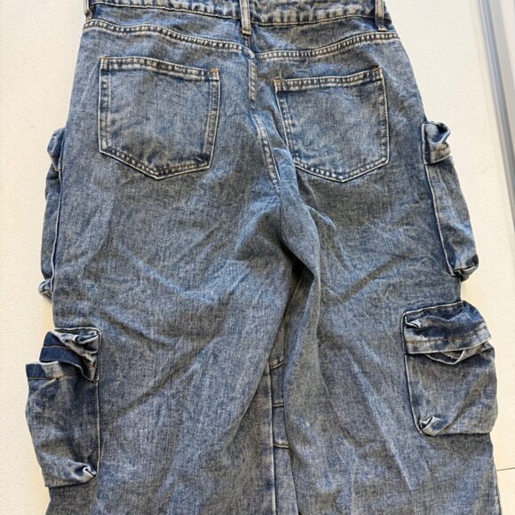 Original Deluxe Womens Cargo Baggy Jeans, Size 9 NWT - Picture 7 of 9